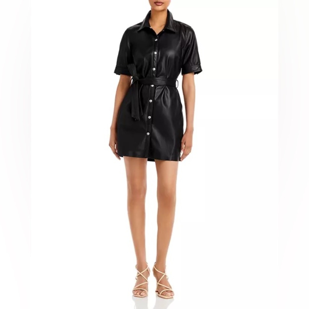 BLANK NYC SUSPICIOUS MIND MINI SHIRT DRESS - Picture 8 of 8